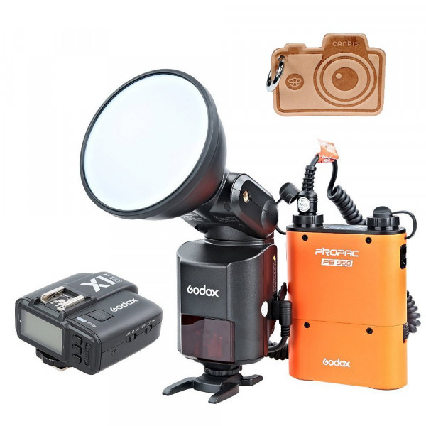 Godox WITSTRO ad360ii TTL 360 W GN80 Leistungsstark 2.4 G Wireless X-System Speedlite Flash Light + 4500 mAh PB960 Lithium Batterie mit x1 TTL Transmitterfor Canon Nikon Kamera-310